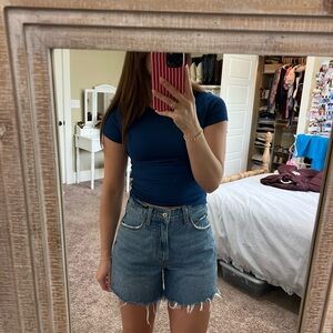 Abercrombie Curve Love Denim Shorts